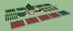 Proposal for tennis and volleball areas. Proposal for tennis and volleball areas.